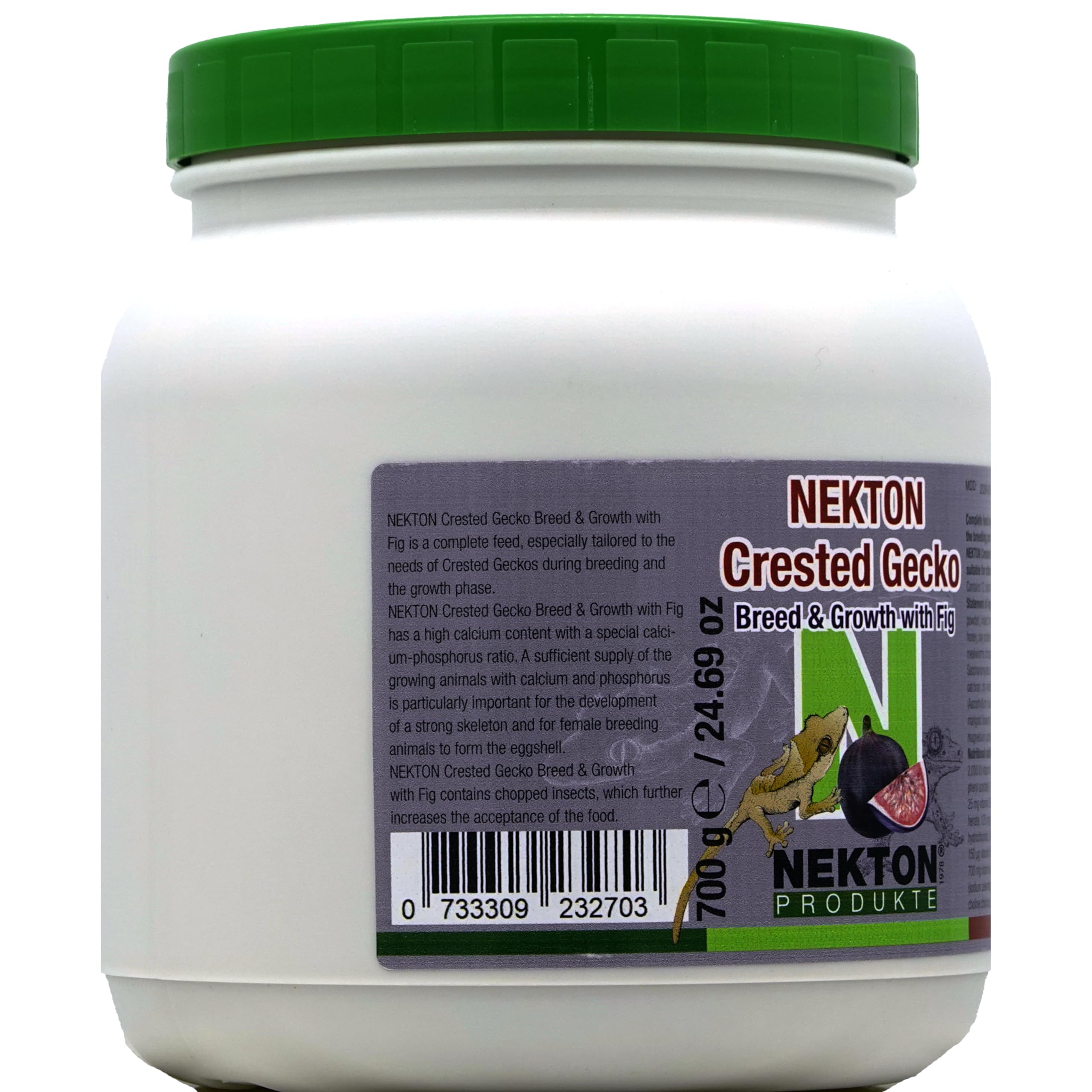 Nekton Gecko Crestado ingredientes únicos, apoyo para crecimiento y reproducción.