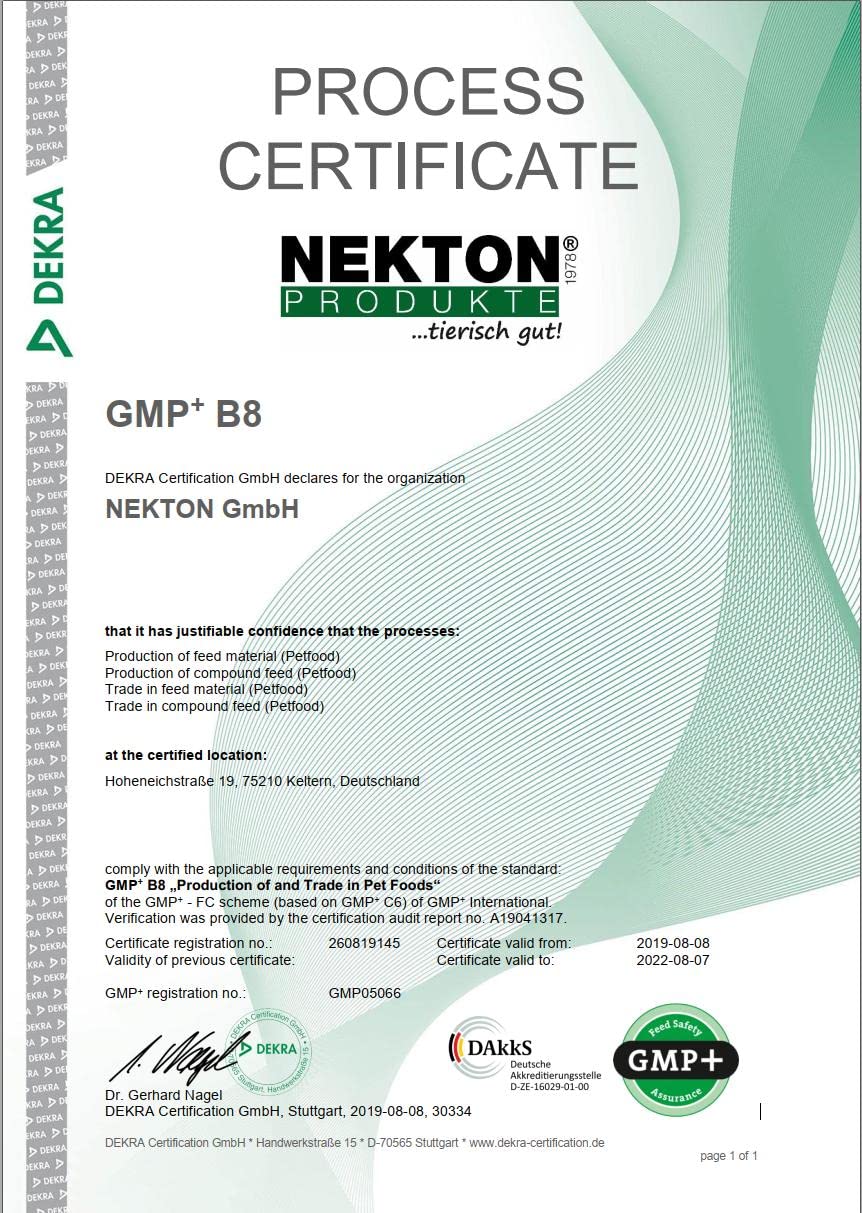 Nekton Gelb – mezcla de aminoácidos y levadura para plumaje más fuerte
