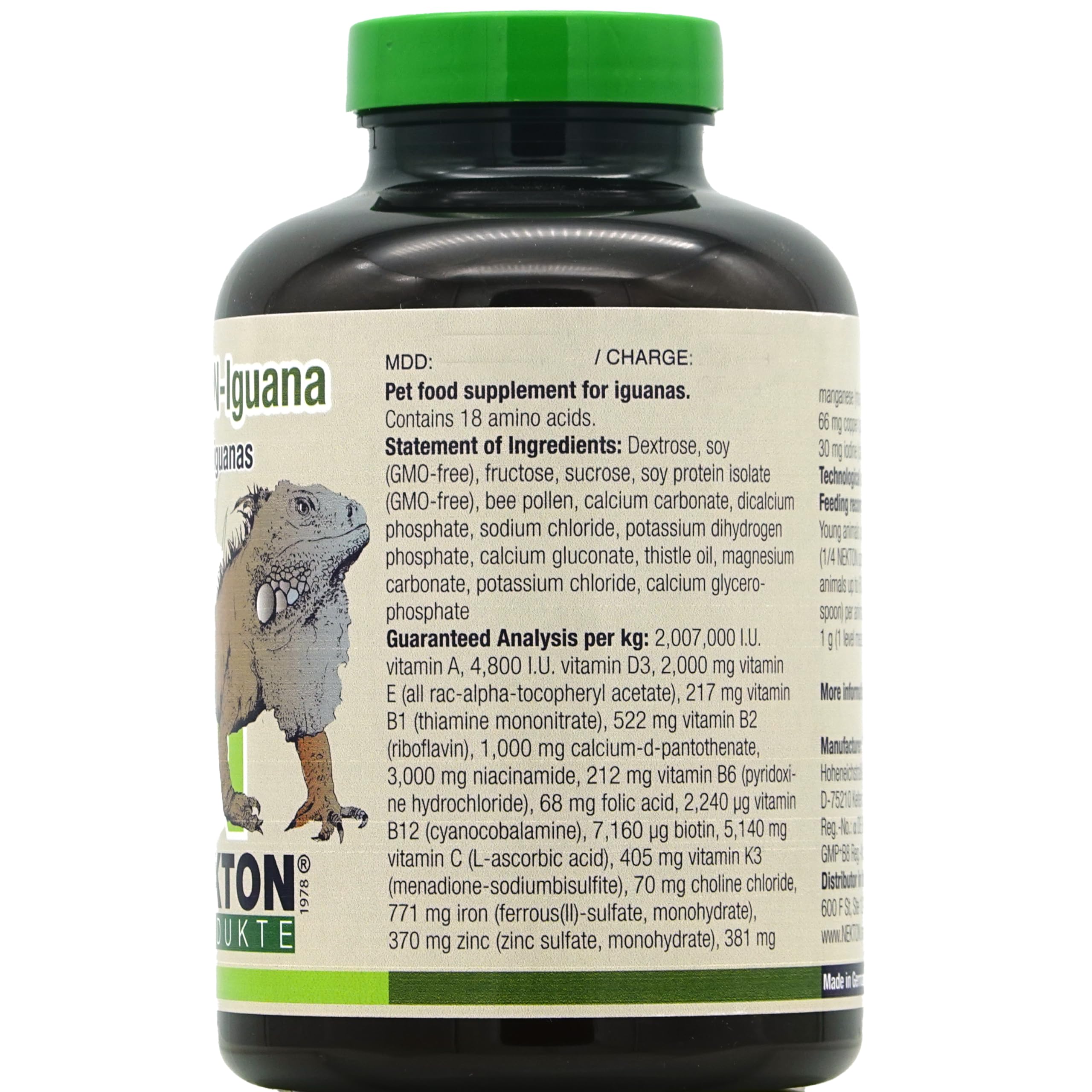 Nekton Iguana Vitaminas: peso de 220 g para nutrición constante