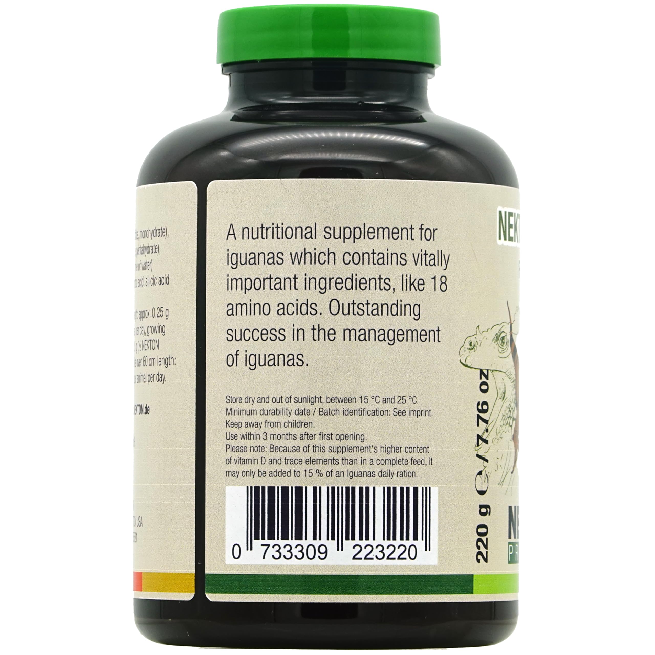 Nekton Iguana Vitaminas: polvo nutritivo para enriquecer raciones