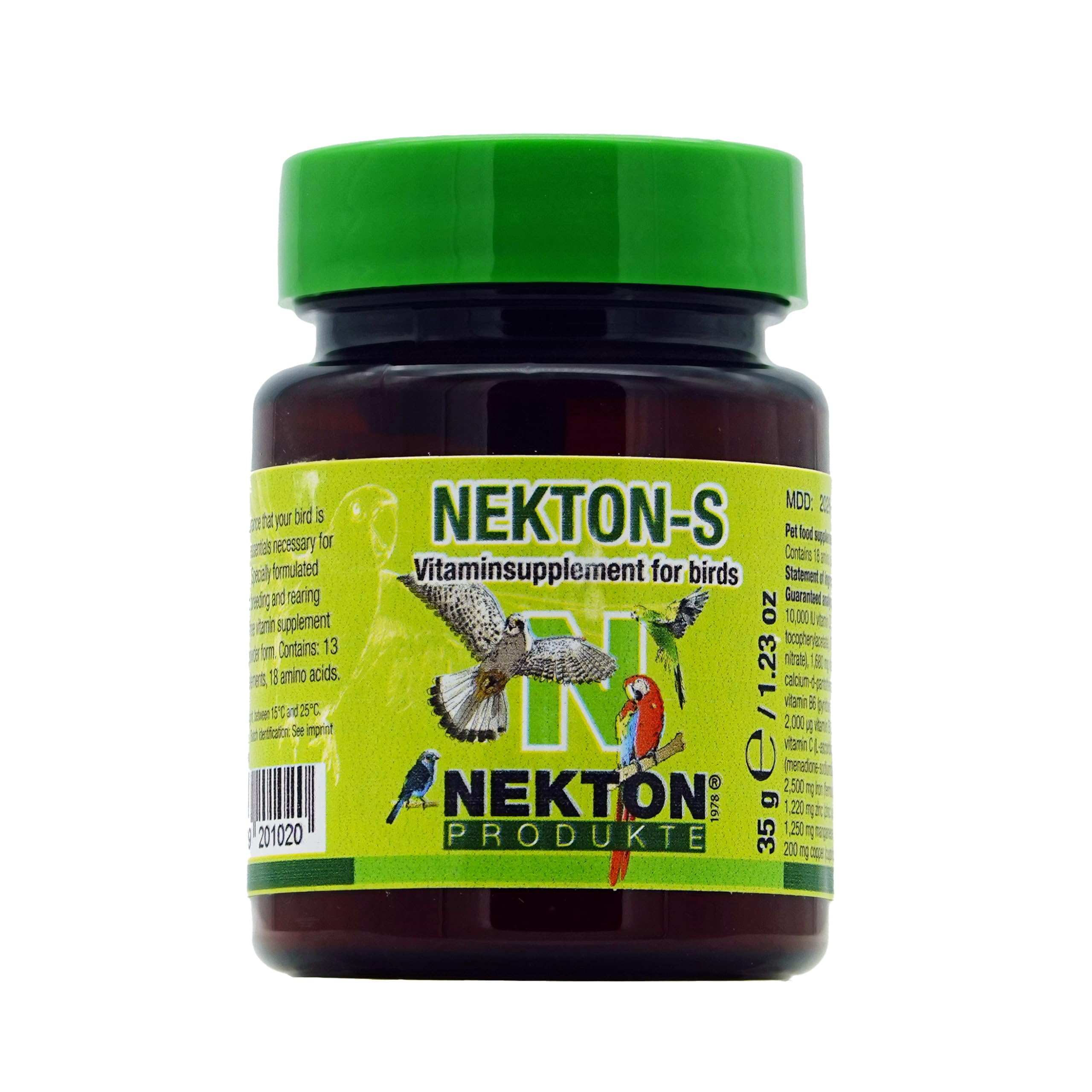 Nekton-S multivitaminas para aves en botella, uso diario