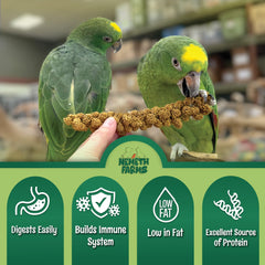 Nemeth Farms, mijo seco, opción limpia y sin aditivos para aves.