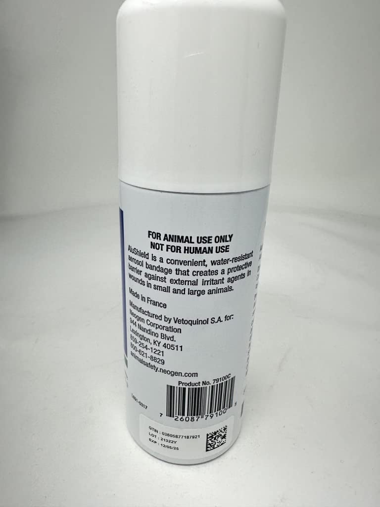 Neogen Ideal AluShield, barrera resistente al agua, reduce irritantes externos.