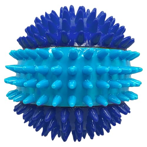 Nerf Dog bola con espigas y chirrido, perfecta para juego interactivo al aire libre.