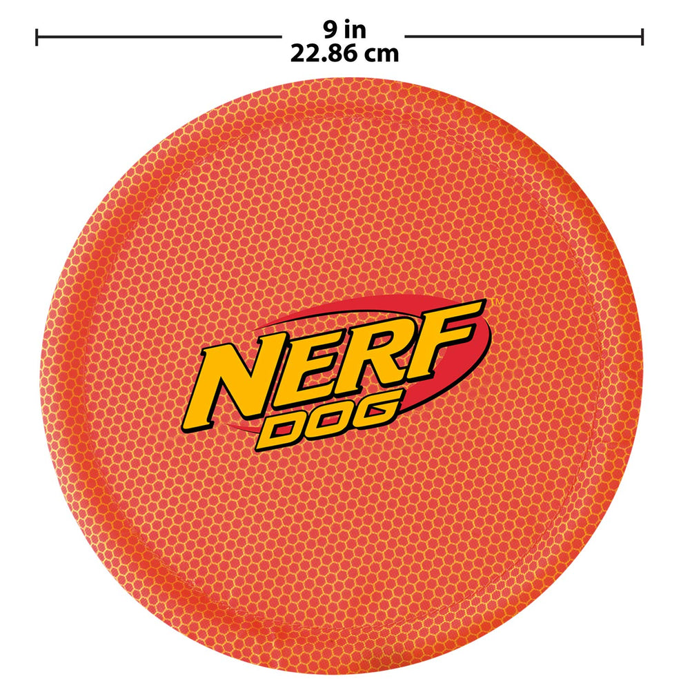 Nerf Dog Nylon Flyer en paquete de dos colores, mejor visibilidad