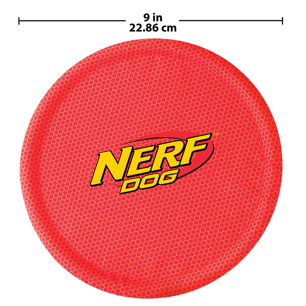 Nerf Dog Nylon Flyer, diseño visible, mejora la experiencia de juego y entrenamiento.