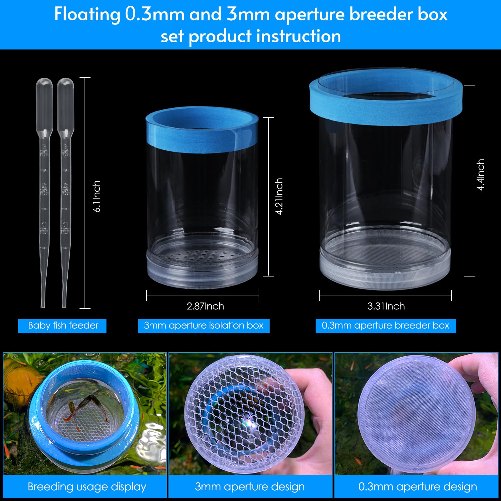 NestBasics middlefloatingbreederbox: diseño flotante estable para incubación segura