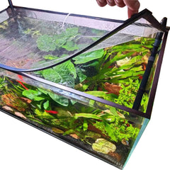 NestBasics tapa magnética para pecera protege a los peces del salto