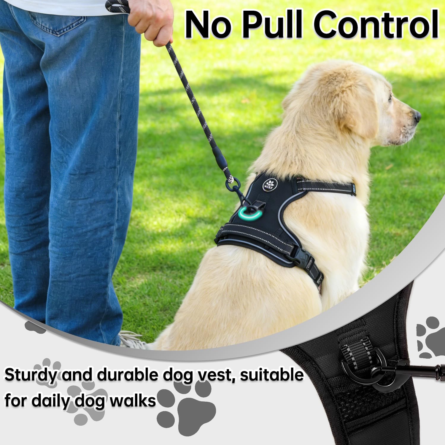 NESTROAD arnés con anclaje frontal para control suave y entrenamiento