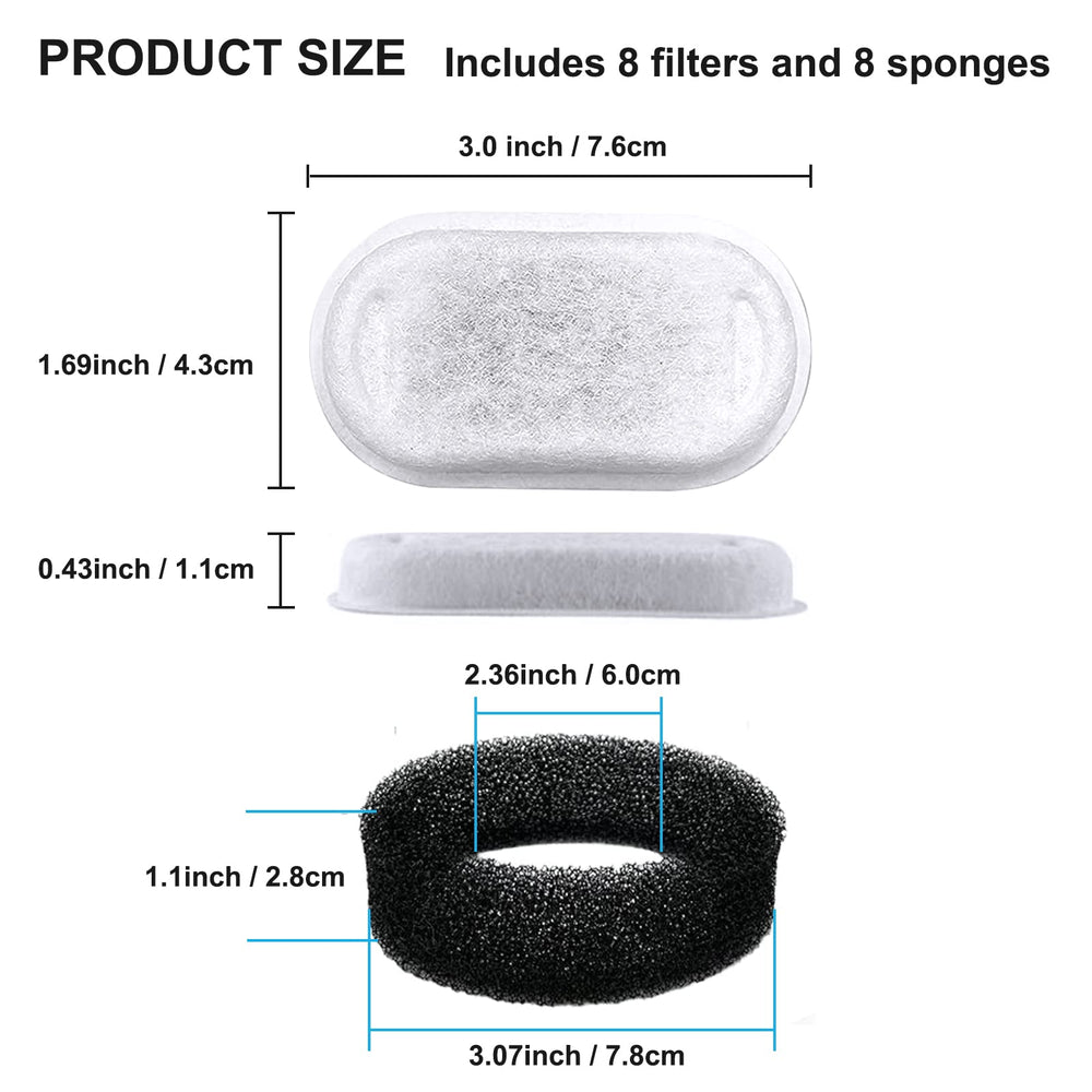 Dimensiones del filtro para fuente de 3,2 L en producto NeucomBBT.