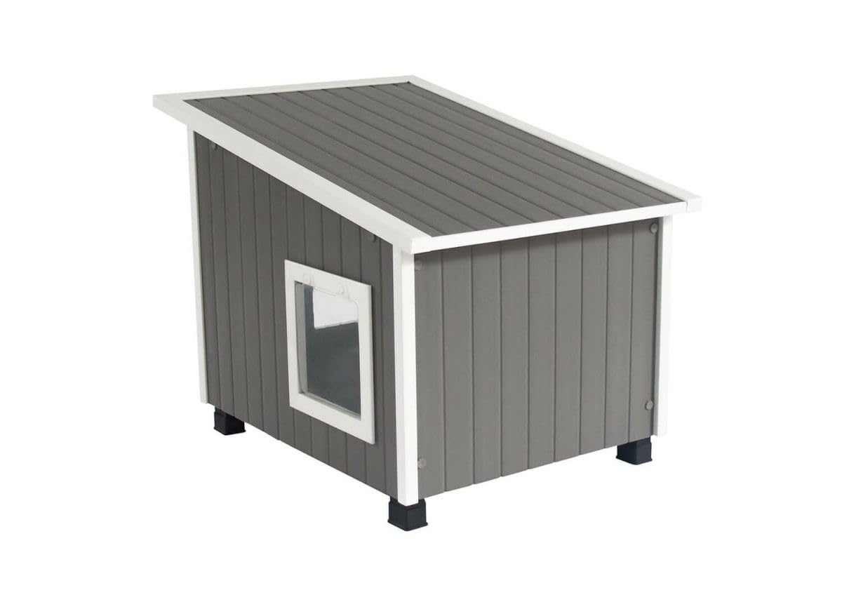 Ensamblaje sin herramientas de la casita ECOFLEX para gatos XL.