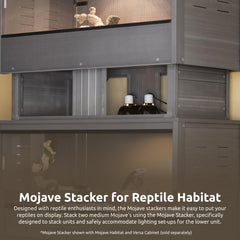 New Age Pet ECOFLEX Mojave Stacker, soporte de iluminación para la unidad inferior.