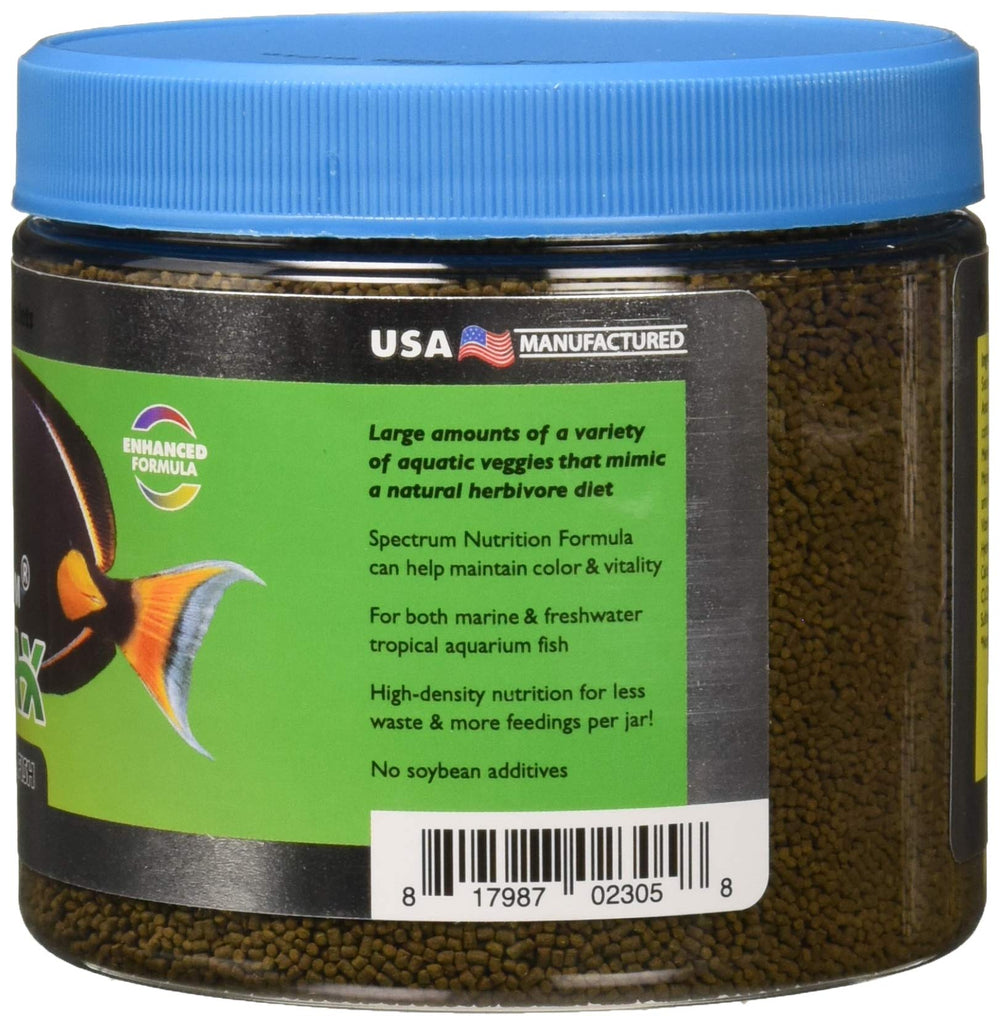 New Life Spectrum AlgaeMax Regular 300g, etiqueta clara que identifica ingredientes clave