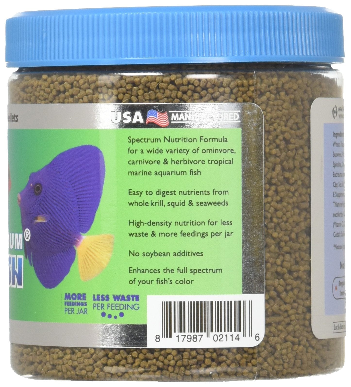 Naturox Marine Formula en envase de 150 g para acuaristas exigentes.