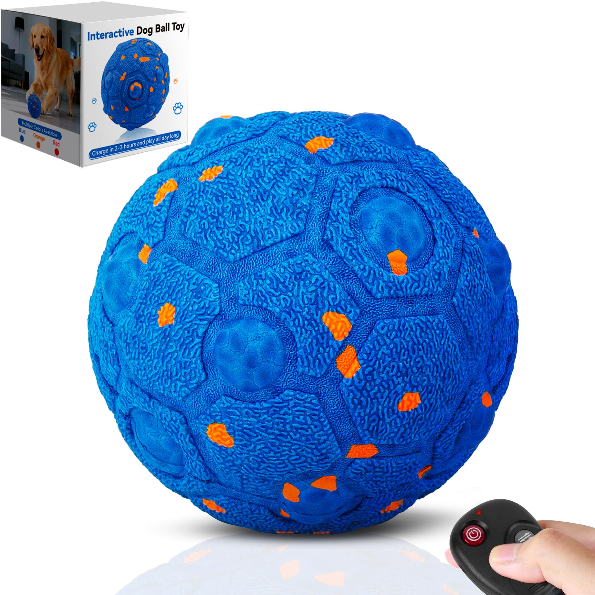 Newget bola interactiva para perros con control remoto para estimulación mental diaria