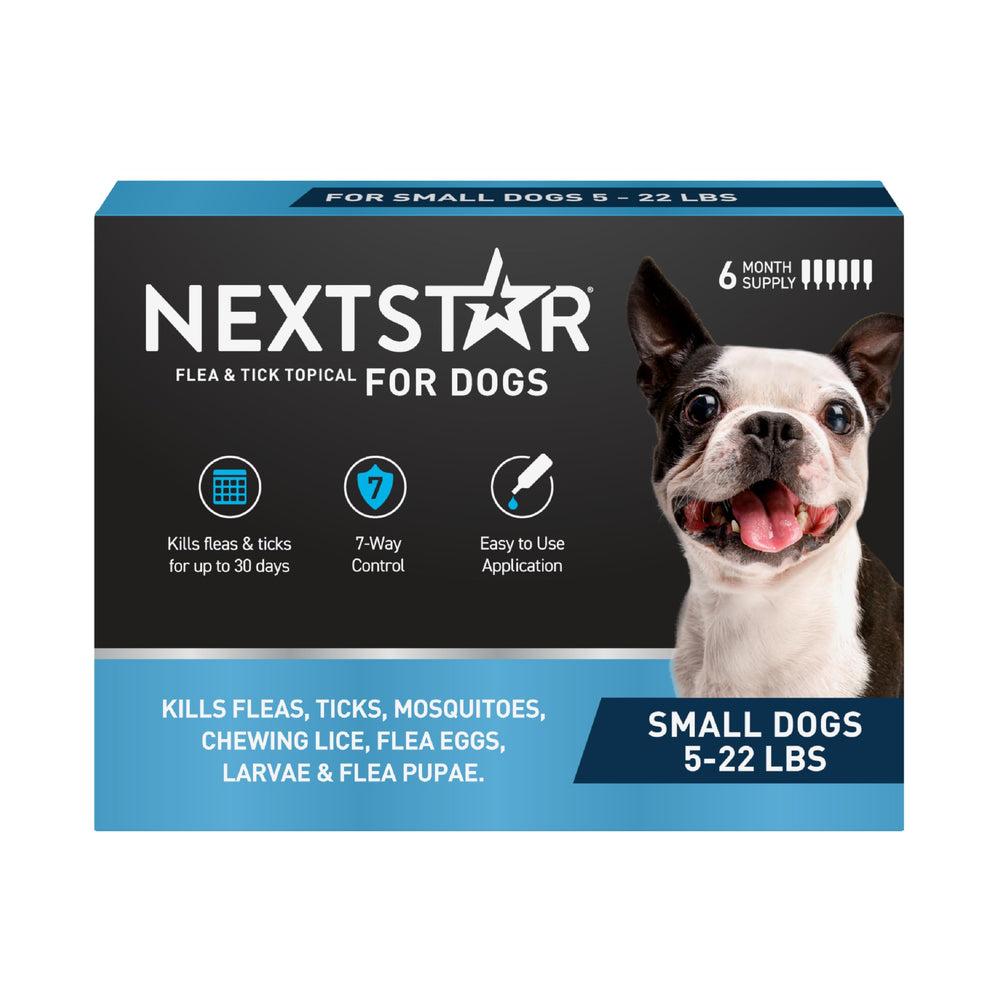 NEXTSTAR: aplicación tópica en perro para protección de 30 días contra pulgas y garrapatas