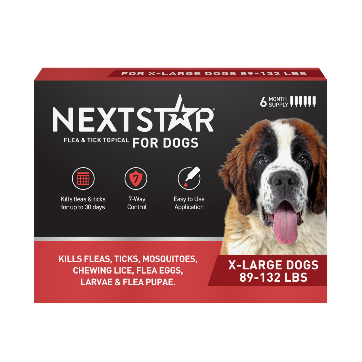 NEXTSTAR protege a tu perro con aplicación tópica de 30 días.