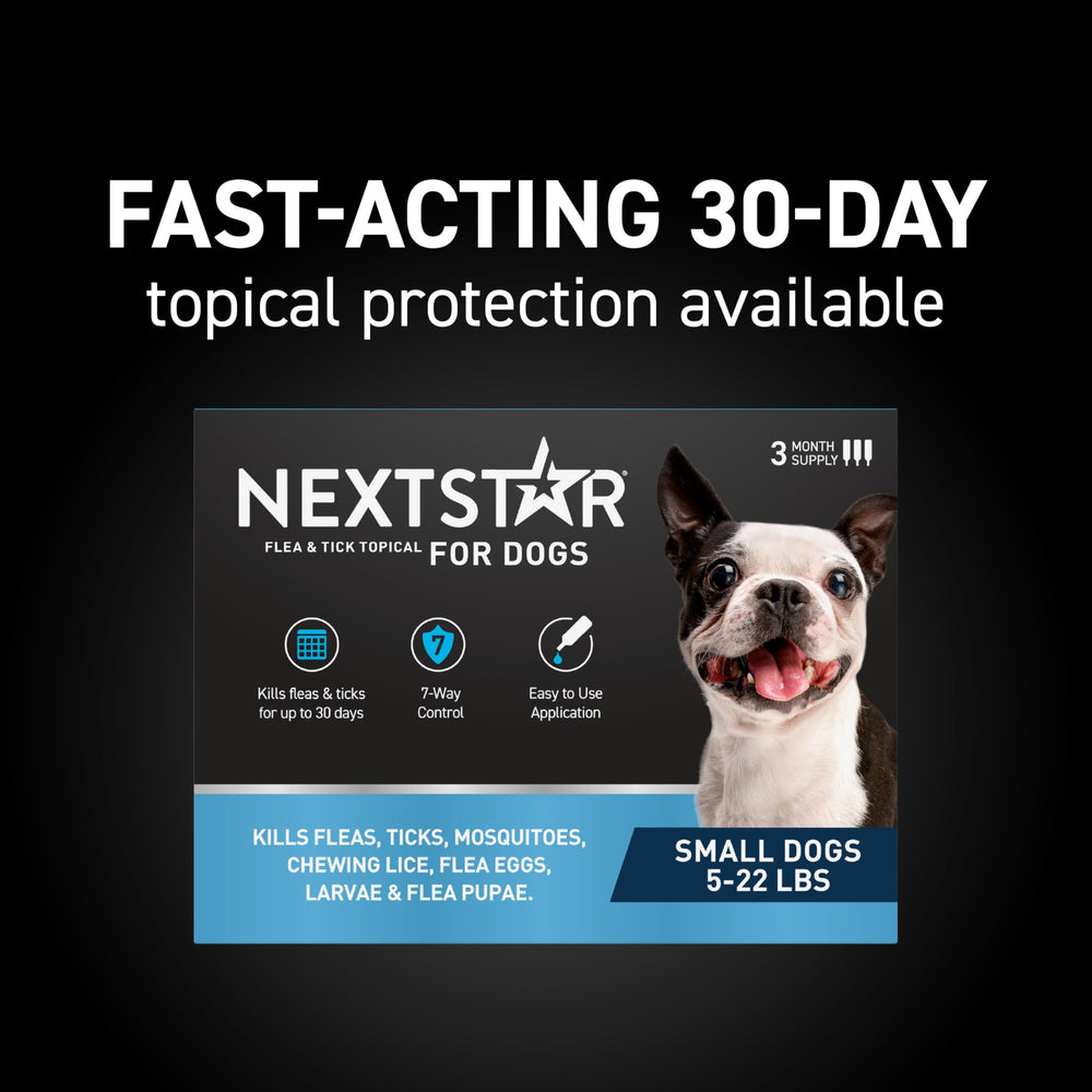 NEXTSTAR protege contra 7 vectores en una dosis para perros