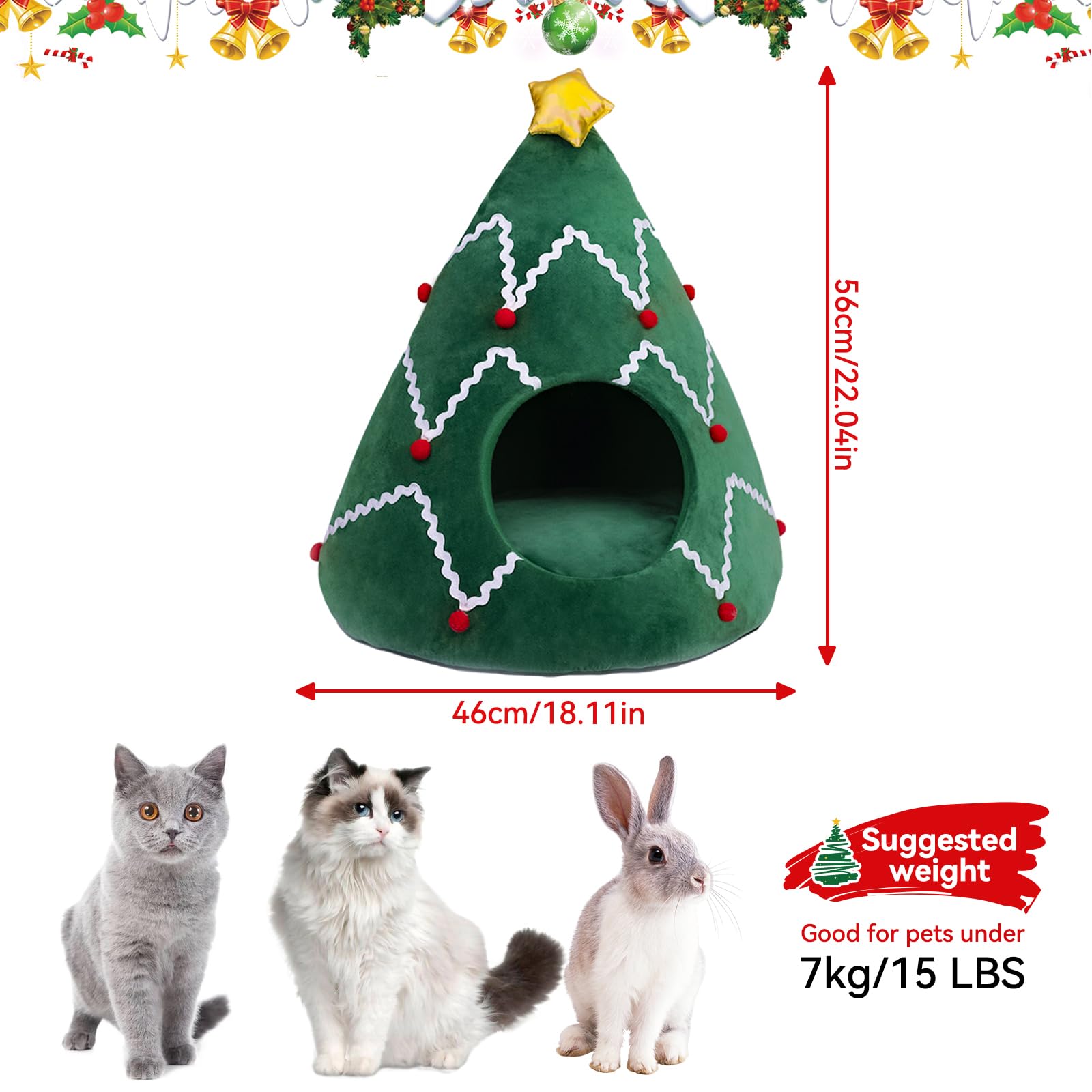 NIBESSER cama gato tepee 2 en 1: versatilidad para juego y descanso.