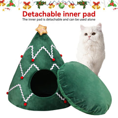 NIBESSER cama gato tepee privacidad: diseño cerrado para tranquilidad.