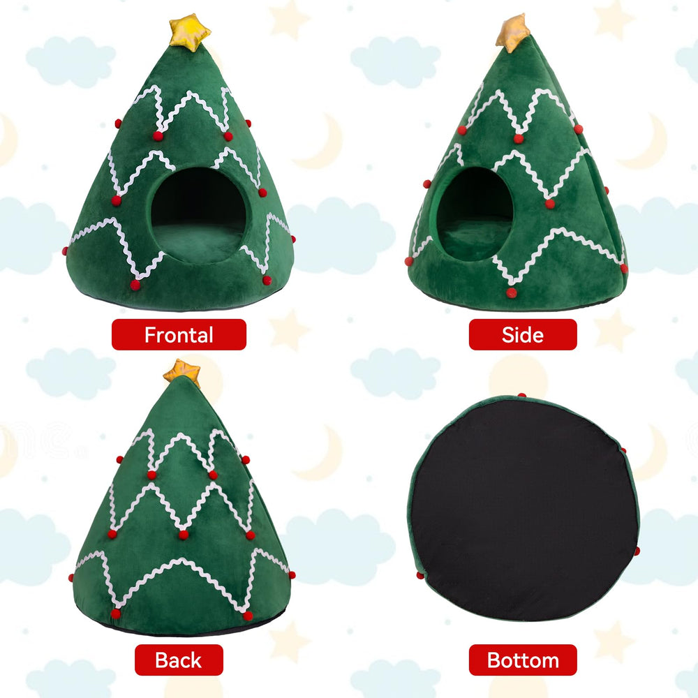 NIBESSER cama gato tepee suelo antideslizante e impermeable: mayor seguridad.