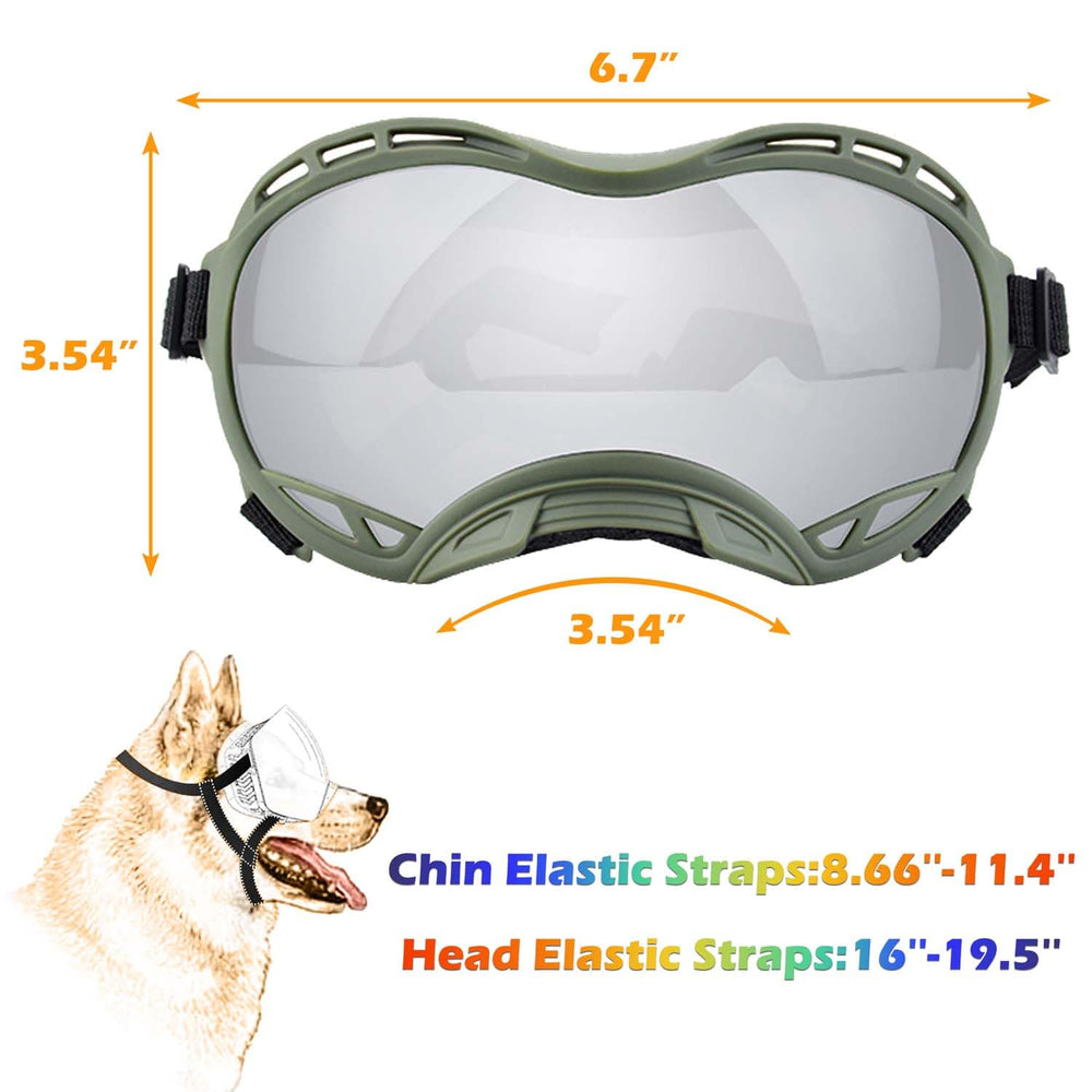 Acolchado de espuma NICERINC PET Doggles para comodidad durante uso prolongado