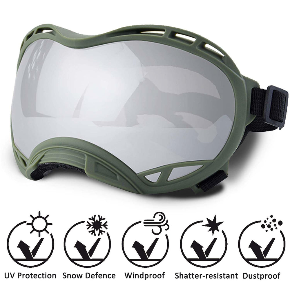 Correa ajustable NICERINC PET Doggles para ajuste cómodo sin apretar la cabeza del perro