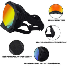 Diseño anatómico de NICERINC PET Doggles que se adapta al cráneo