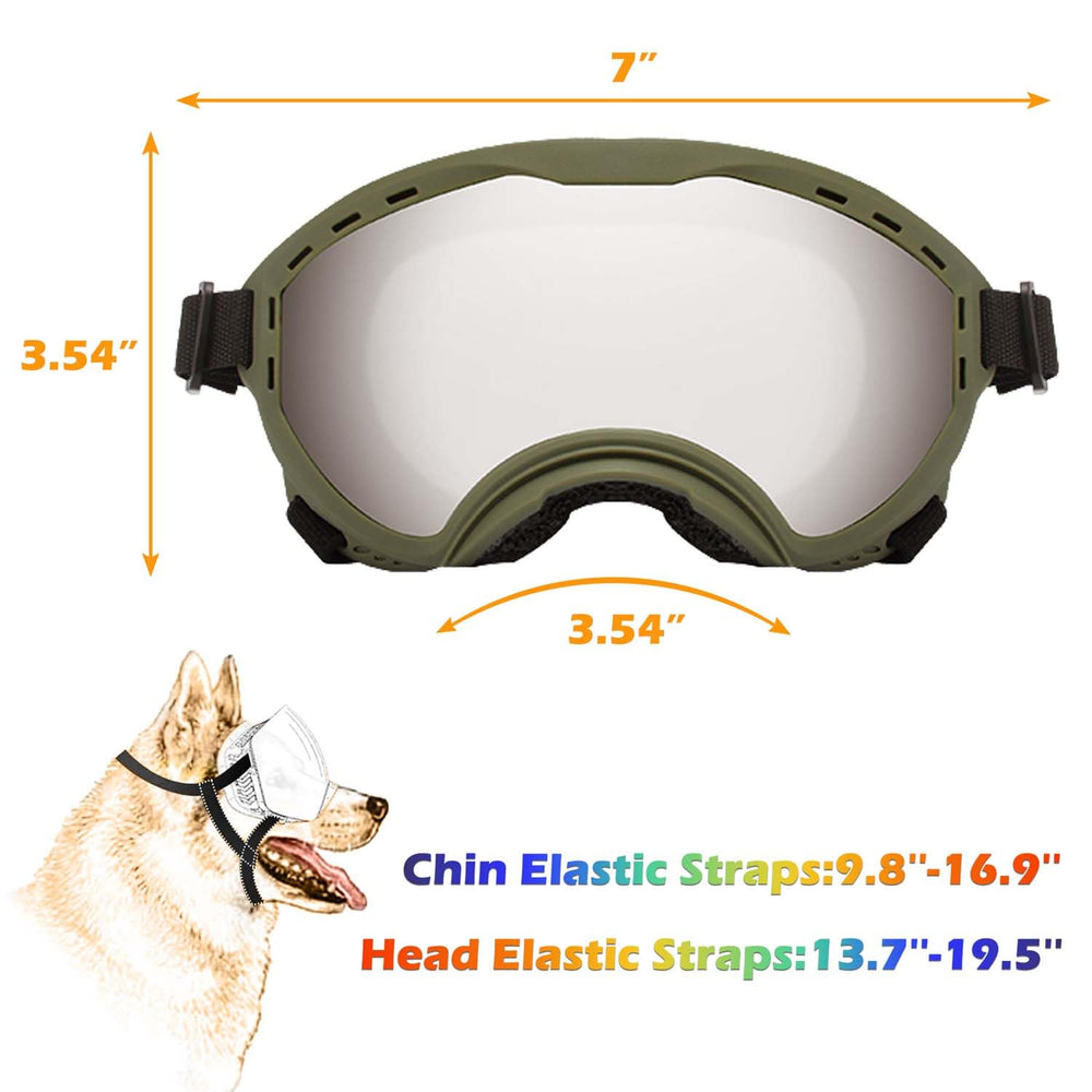 Lentes UV400 NICERINC PET para perro, proteccion fiable durante aventuras