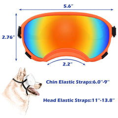 NICERINC PET gafas para perro mediano con forro de espuma suave para comodidad