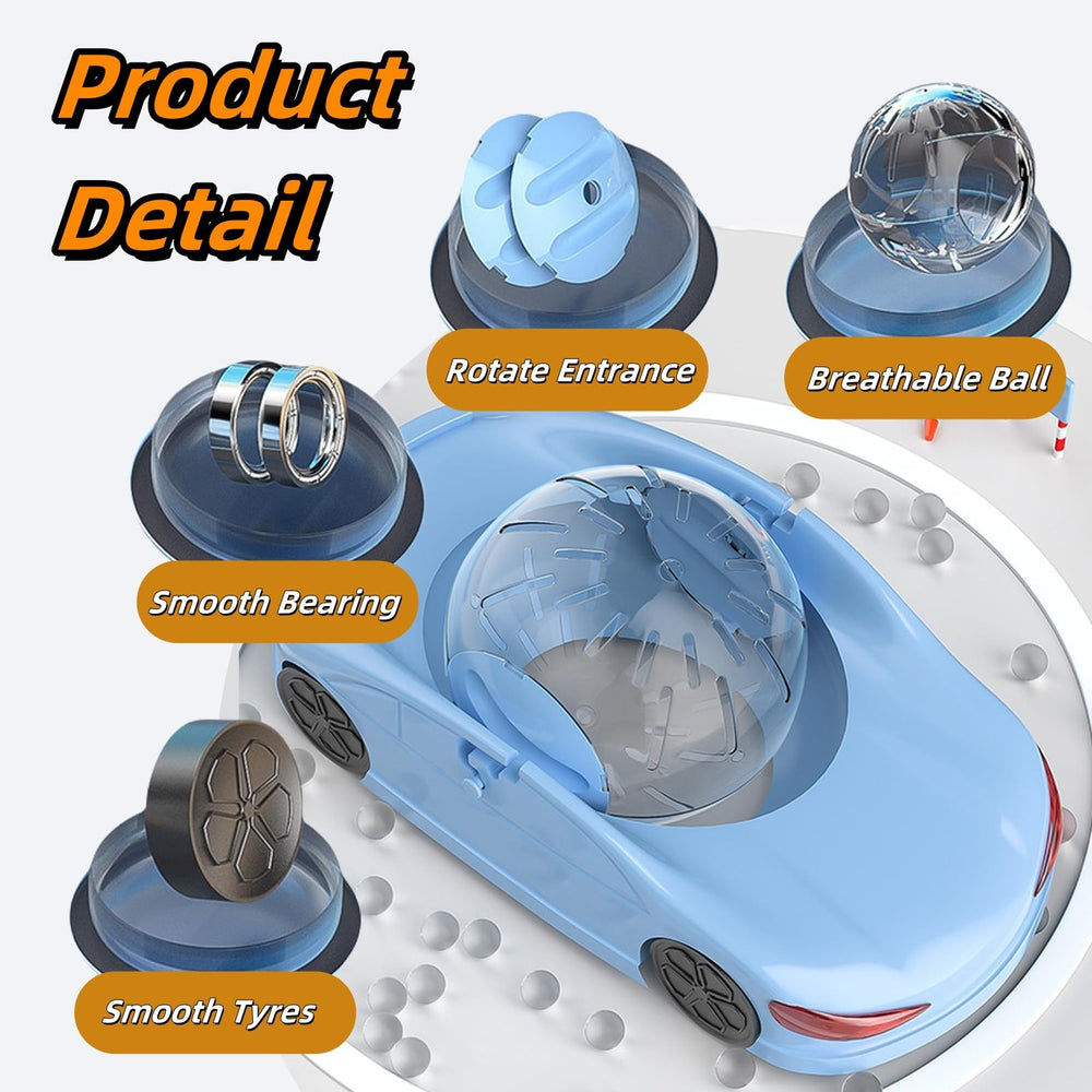 Nicerice Hamster Car diseño impermeable facilita la limpieza rápida