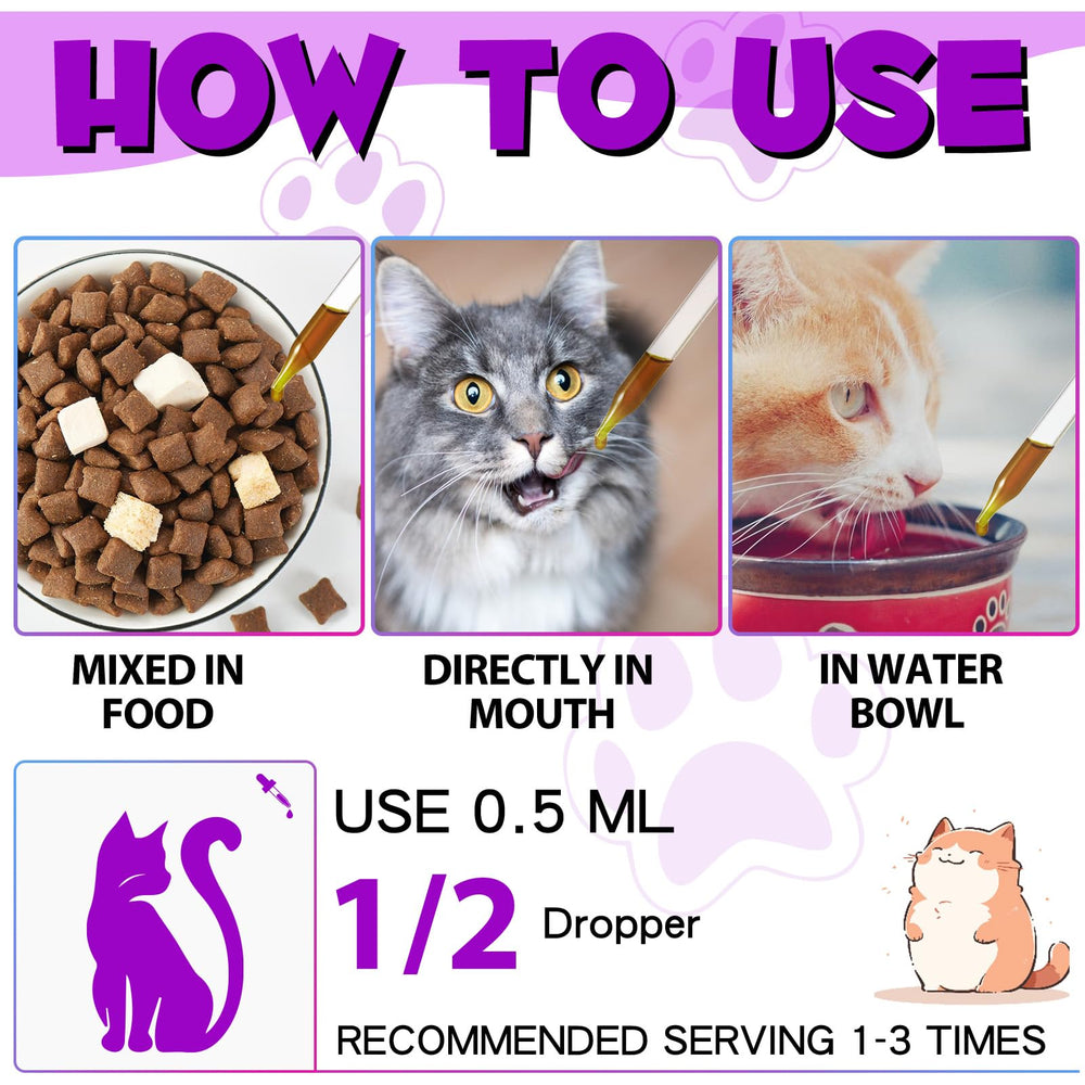 NIFEISHI gotas multivitaminas para gatos, empaque compacto en la caja.