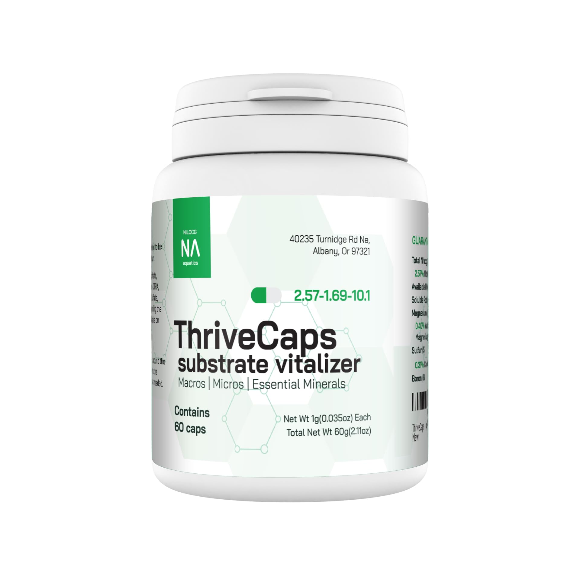 NilocG ThriveCaps: pastillas nutrientes raíz para crecimiento sostenido de plantas