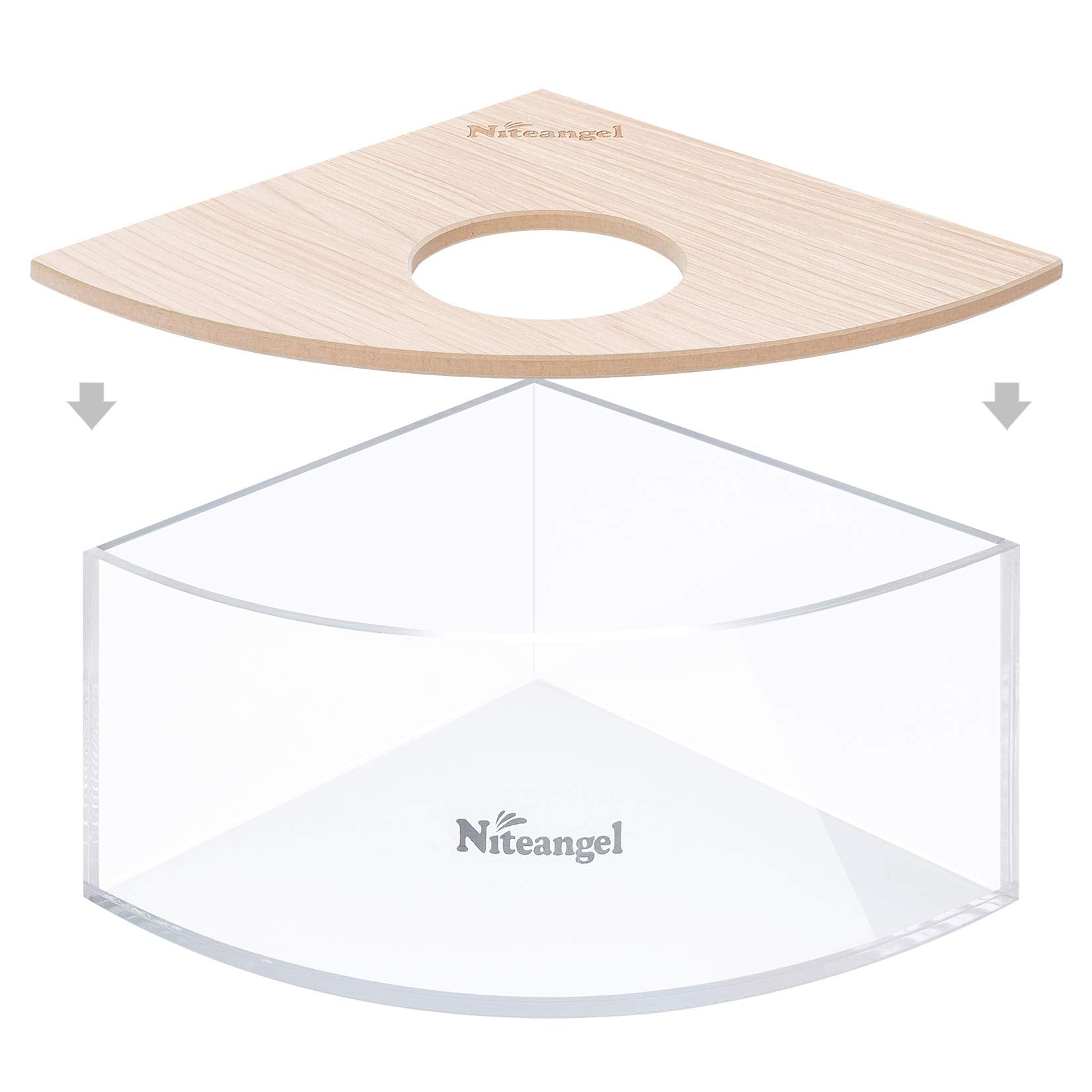 Caja acrílica de baño de arena para limpieza fácil y mantenimiento