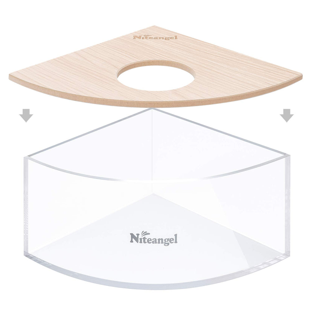 Caja acrílica de baño de arena para limpieza fácil y mantenimiento