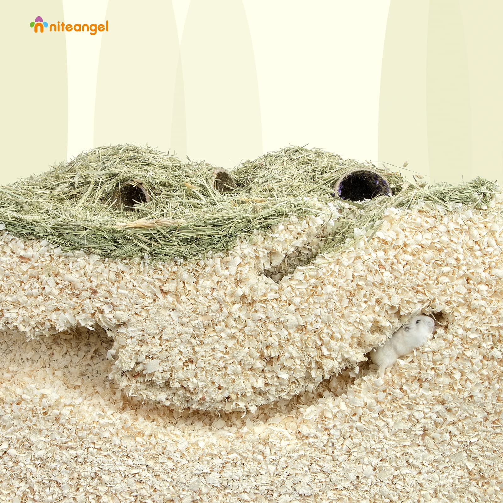 Niteangel Aspen Bedding hogar natural para mascotas pequeñas