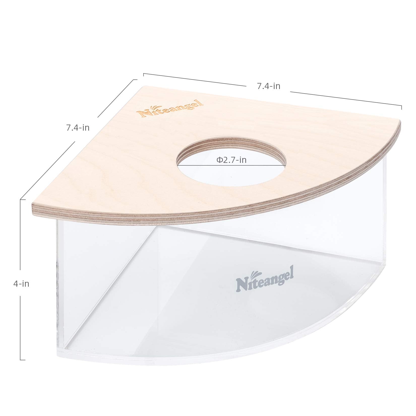 Compatible con la serie Mundo Grande de Niteangel para jaulas amplias