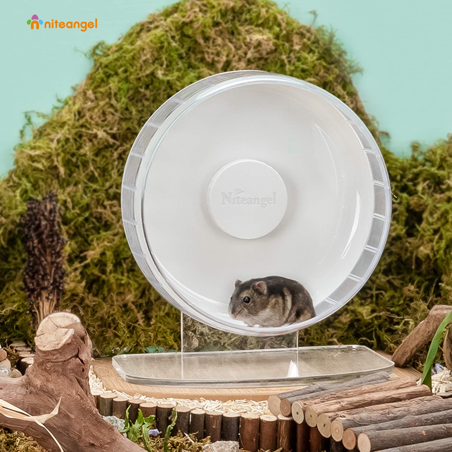 Niteangel diseño confort para hamster, pista de rodaje amplia y relajada