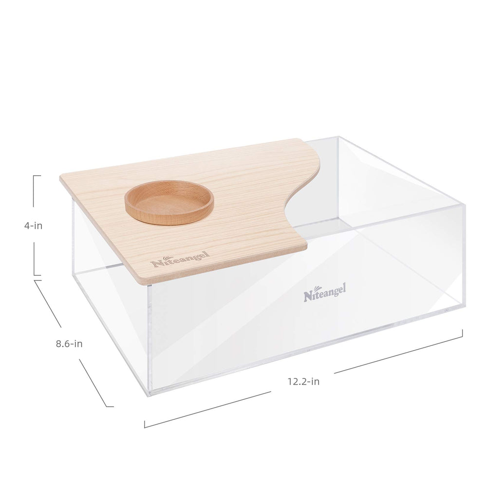Diseño único de Niteangel compatible con jaulas grandes y hábitats variados