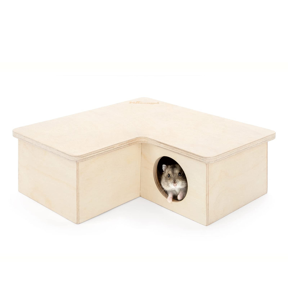 Niteangel Hamster House Maze: tres cámaras para explorar y descansar en la jaula.