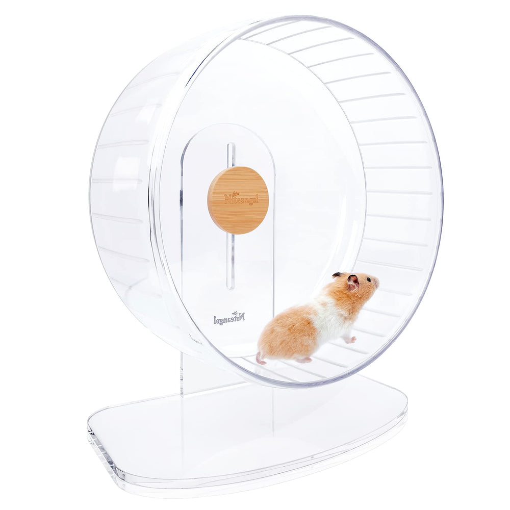 Rueda de ejercicio Niteangel para hamster, silenciosa y duradera, ideal para uso nocturno