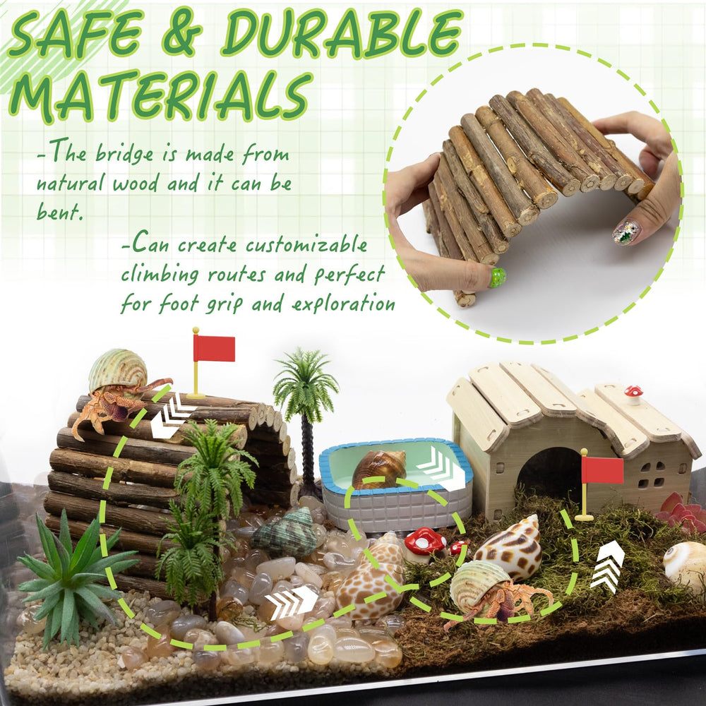 Niuohoy hábitat tropical en casa ideal para criaturas pequeñas.