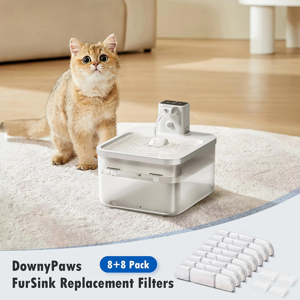 NIXOOT DownyPaws: piedra médica elimina metales para agua más clara