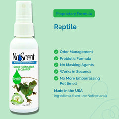 No Scent pulverizacion uniforme para limpieza de sustratos y decoraciones del terrario