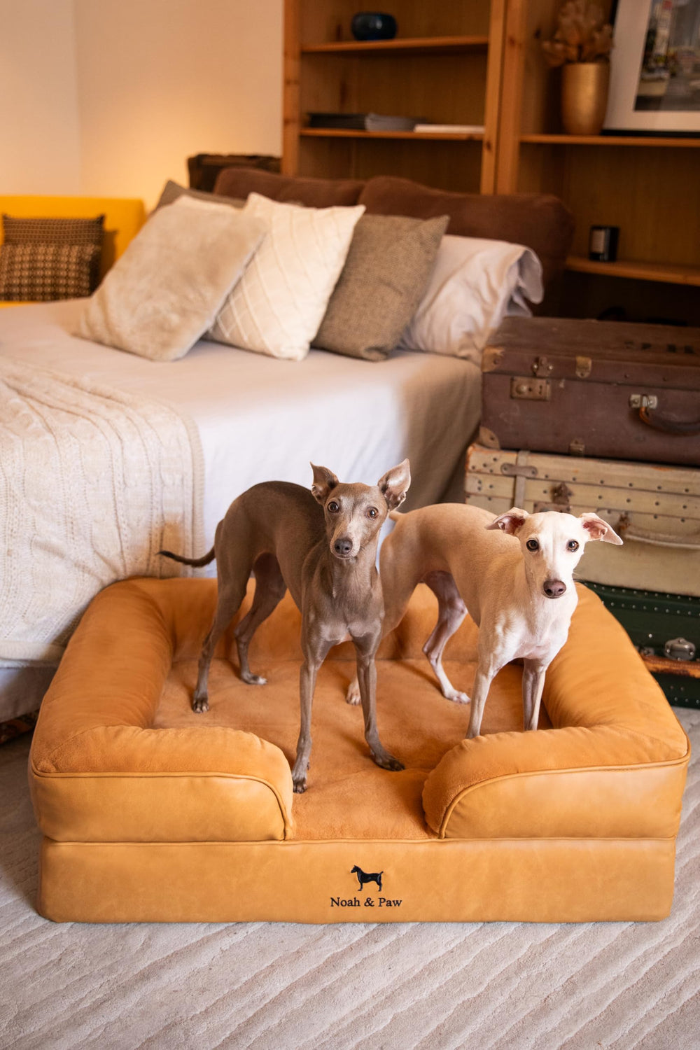 NOAH & PAW funda-lavable-maquina mantiene la cama limpia tras uso regular.