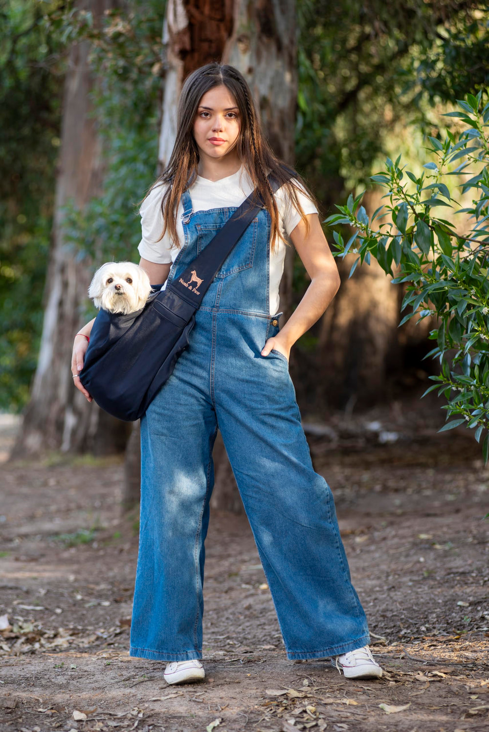 Noah & Paw portador-bandolera diseño premium twill.