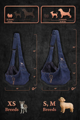 Portador NOAH & PAW para mascotas 5-18 libras, ideal para gatos y perros pequeños.