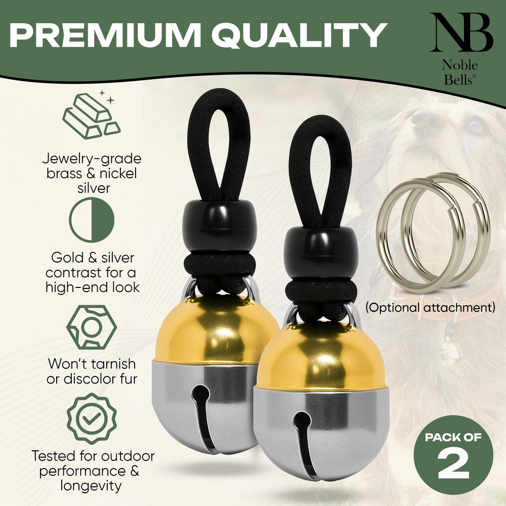 Noble Bells: materiales de bronce y níquel para durabilidad durante paseos.