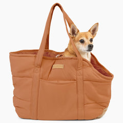 NoblePup bolso peluche para perro pequeño, interior acolchado para viajar cómodo.