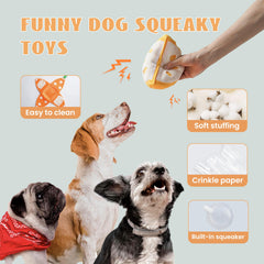 Nocciola Juguete con Sonajero y Crujido para perros pequeños